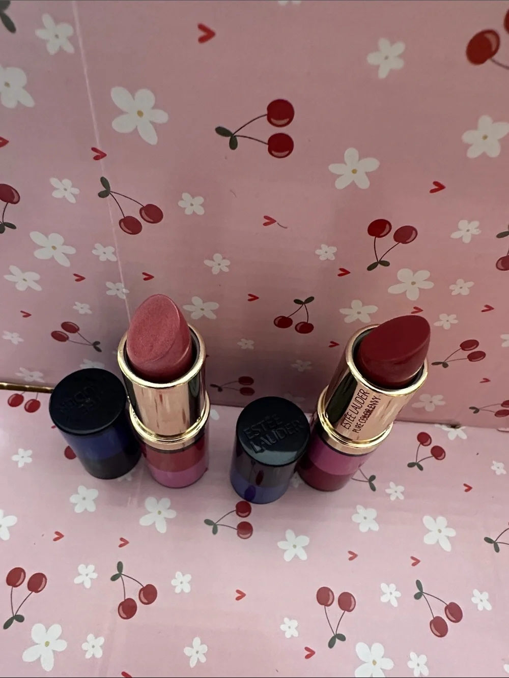 Estée Lauder Pure Color Envy Rebellious Rose & Pink Parfait Lipsticks,New